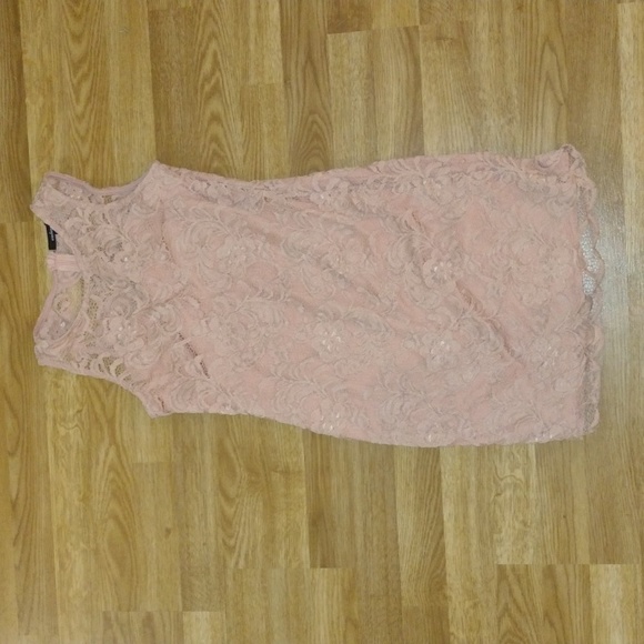 Large Pink Ambiance Flower Patterned Dress - Picture 3 of 3